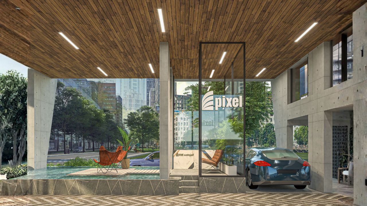 Modern Lobby Entrance